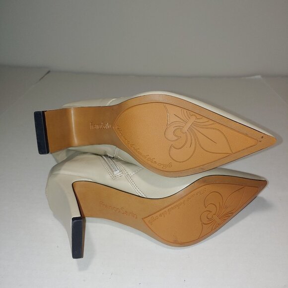 Franco Sarto Avana Mid Calf Boot Size 5.5 Cream - Picture 10 of 11